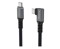 Wozinsky Kabel kątowy USB USB-C 240W 2m 4K Czarny - 1487876 - zdjęcie 3